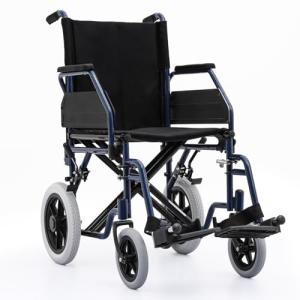 Heavy-Duty Folding Transport Wheelchair for Seniors