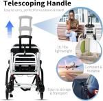 Lightweight Foldable Transport Wheelchair for Seniors