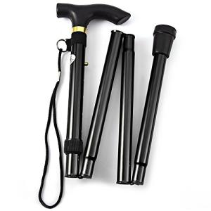Comfkey Adjustable Lightweight Folding Walking Stick
