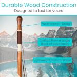 Vive 48" Willow Walking Stick for Seniors