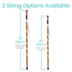 Vive 48" Willow Walking Stick for Seniors