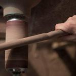 Brazos Rustic Wood Walking Cane with Knob Handle