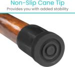 Vive 48" Willow Walking Stick for Seniors