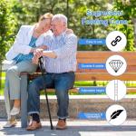 Adjustable Folding Cane for Seniors, Lightweight and Portable