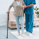 Adjustable Folding Cane for Seniors, Lightweight and Portable
