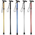 Comfkey Adjustable Lightweight Folding Walking Stick