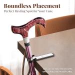 Reflective Walking Cane Holder Clip for Seniors