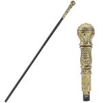 Antique Victorian Walking Cane with Golden Top
