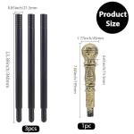 Antique Victorian Walking Cane with Golden Top