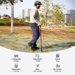 Lightweight Folding Walking Cane with Ergonomic Handle