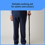 Lightweight Aluminum Offset Walking Cane for Seniors
