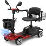 Compact 4-Wheel Mobility Scooter for Seniors