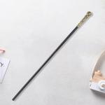 Antique Victorian Walking Cane with Golden Top