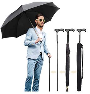 2-in-1 Walking Cane and Umbrella Combo