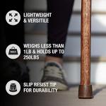 Texas Traveler Brazos 55" Wooden Walking Stick