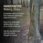 Texas Traveler Brazos 55" Wooden Walking Stick