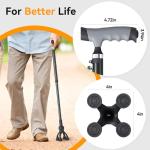 Adjustable Folding Walking Cane with LED Light