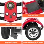 Compact 4-Wheel Mobility Scooter for Seniors