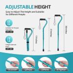 BeneCane Adjustable Walking Cane with Soft Handle