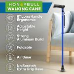 HONEYBULL Adjustable Folding Walking Cane for Seniors