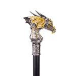 Elegant Dragon Head Walking Cane for Seniors