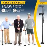 Adjustable Folding Walking Cane for Seniors