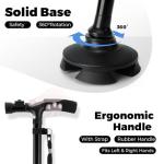 Folding Walking Cane with LED Light for Seniors