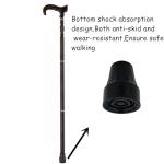 Stylish Wooden Walking Cane for Seniors, 36 Inch