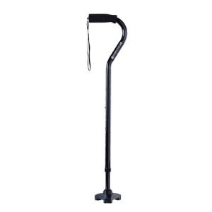 HurryCane Go T Handle Walking Stick, Black