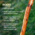 Brazos Rustic Hickory Walking Stick for All