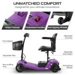 Compact 4-Wheel Electric Scooter for Seniors