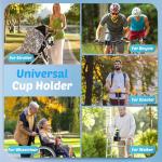 Cup Holder for Walker with Phone Holder