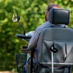 Rear View Mirror for Mobility Scooters and Wheelchairs