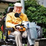 Rear View Mirror for Mobility Scooters and Wheelchairs