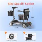 Lightweight Foldable Mobility Scooter for Seniors