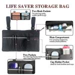 Wheelchair Side Bag with Cup Holder and Storage