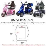 Mobility Scooter Control Panel Dust Cover - Blue