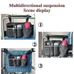 Wheelchair Side Bag with Cup Holder and Storage