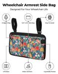 JOYTUTUS Multifunctional Walker and Wheelchair Side Bag