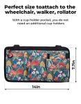 JOYTUTUS Multifunctional Walker and Wheelchair Side Bag