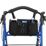 Walker and Wheelchair Side Bag with Cup Holder