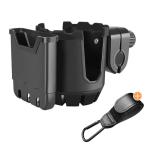 Walker Cup Holder with Phone Holder, Black