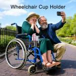 Walker and Wheelchair Cup Holder with Phone Slot