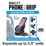 Mobility Phone Grip for Walkers and Scooters