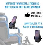 Mobility Phone Grip for Walkers and Scooters