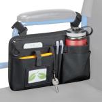 JOYTUTUS Wheelchair Side Bag with Cup Holder