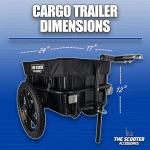 Heavy-Duty Cargo Trailer for Electric Scooters