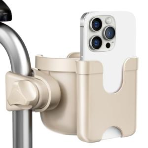 Cup Holder for Walker and Wheelchair with Phone Holder