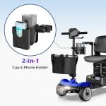 Mobility Scooter Phone and Cup Holder Accessory