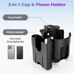 Mobility Scooter Phone and Cup Holder Accessory